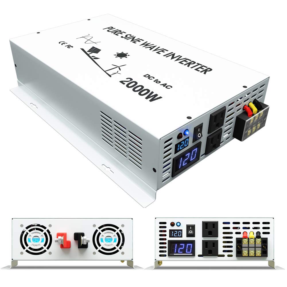 Inverter Pure Sine Wave 60Hz 120V 3000W - Fora da bateria pura do inversor