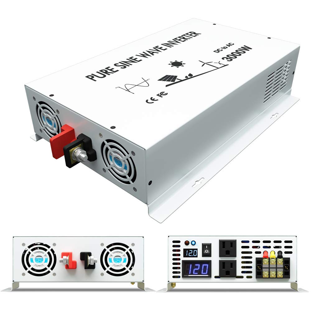 Conversor de bateria 12v/48v d - Inverter Pure Sine Wave 60Hz 120V 3000W avaliação e preço