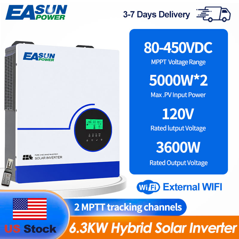 Inversor solar híbrido EASUN P - Grid Tie Inverter Limiter 2000W avaliação e preço