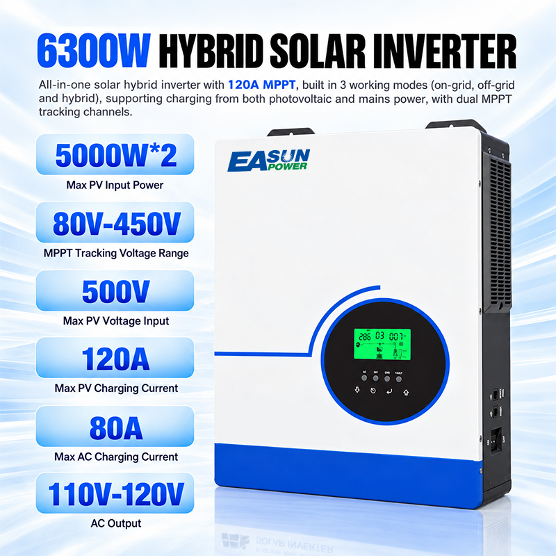Inversor solar híbrido EASUN P - Grid Tie Inverter Limiter 2000W avaliação e preço