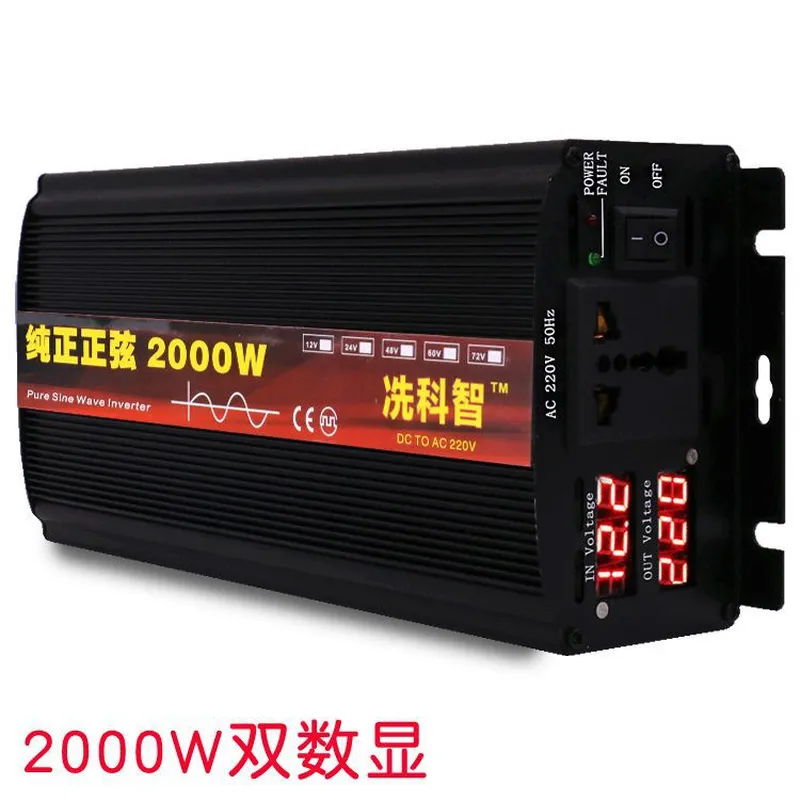 Inversor de Potência de Onda S - Pure Sine Wave Inverter 5000W 48V 220V avaliação e preço