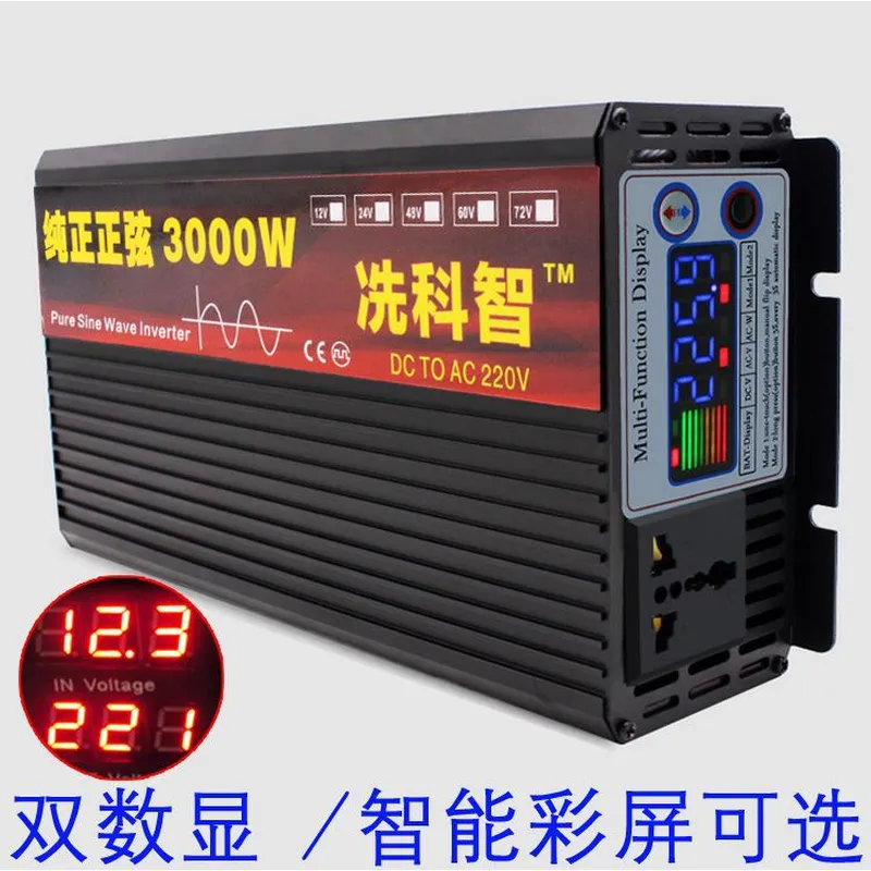 Inversor de Potência de Onda S - Pure Sine Wave Inverter 5000W 48V 220V avaliação e preço