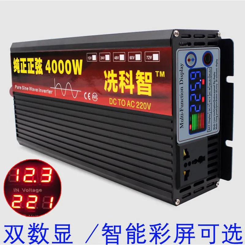 Inversor de Potência de Onda S - Pure Sine Wave Inverter 5000W 48V 220V avaliação e preço