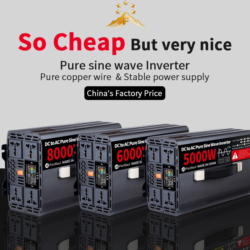 Inversores Off-Grid de Onda Se - Pure Sine Wave Inverter 5000W 48V 220V avaliação e preço