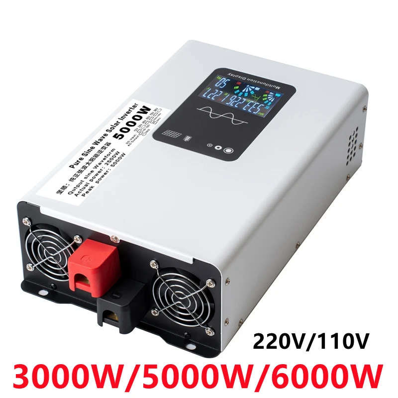 Inversor de onda senoidal pura - Pure Sine Wave Inverter 5000W 48V 220V avaliação e preço
