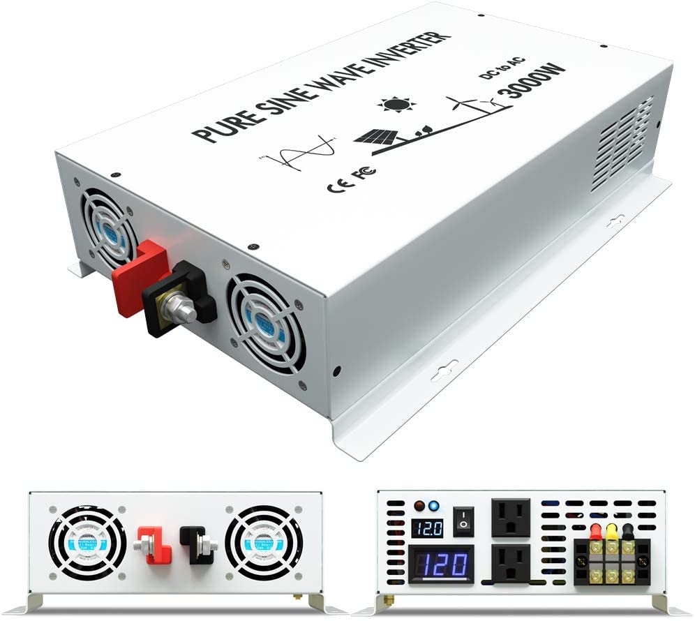 Inversor de energia de onda se - Inverter Pure Sine Wave 60Hz 120V 3000W avaliação e preço