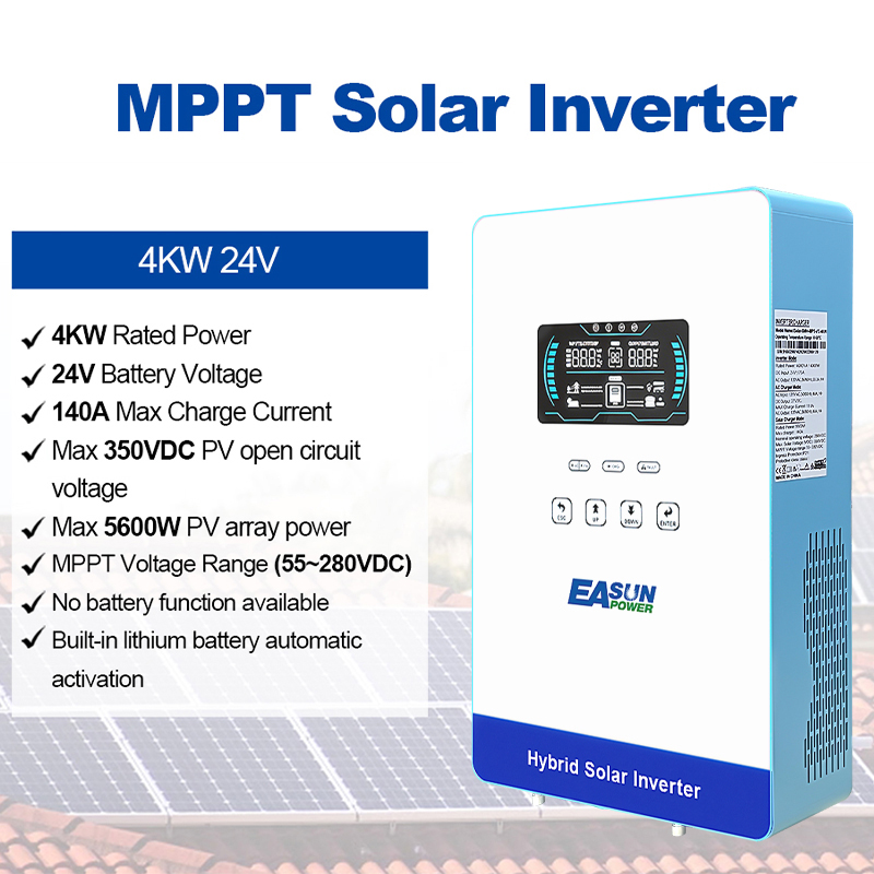 Inversor Híbrido EASUN POWER 4 - Grid Tie Inverter Limiter 2000W avaliação e preço