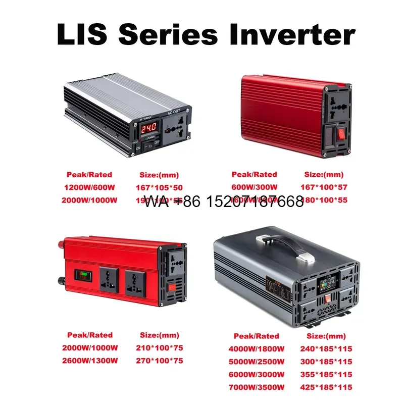 Inversor de Potência de Onda S - Pure Sine Wave Inverter 5000W 48V 220V avaliação e preço