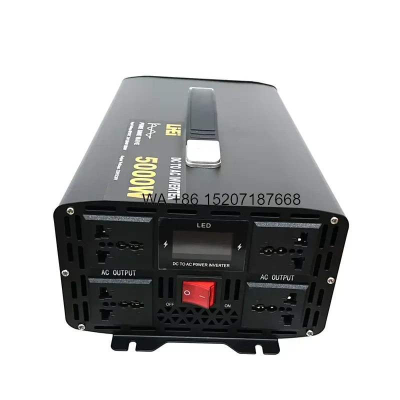 Inversor de Potência de Onda S - Pure Sine Wave Inverter 5000W 48V 220V avaliação e preço